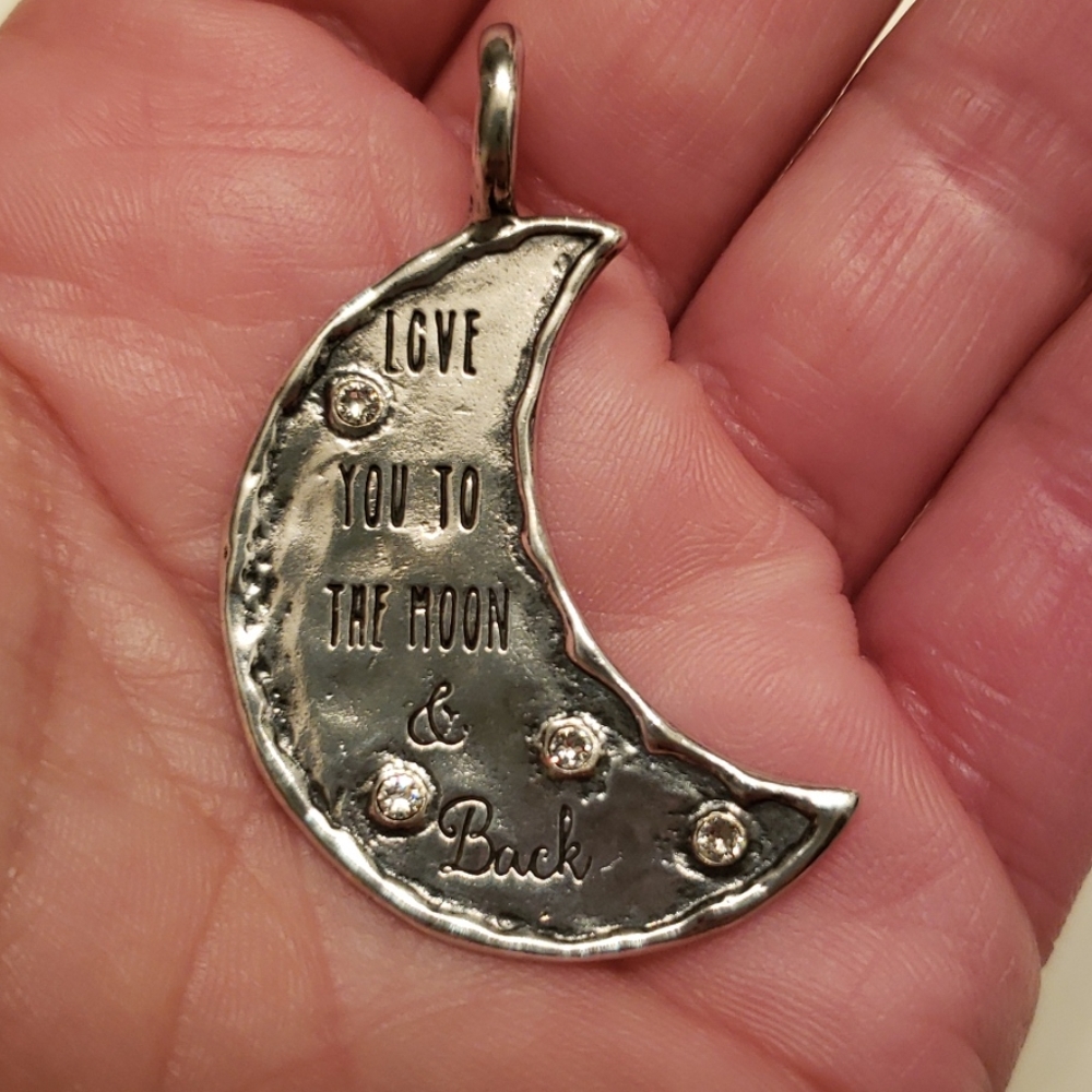 I Love You to the Moon and Back Pendant.